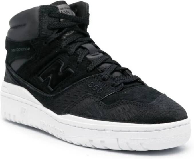 New Balance Zwarte Suède Panel Sneakers Black Heren