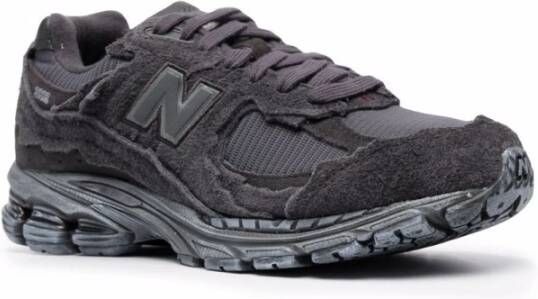 New Balance Zwarte Zijde & Nylon Unisex Sneakers