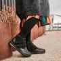 New Feet Ankle Boots Zwart Dames - Thumbnail 2