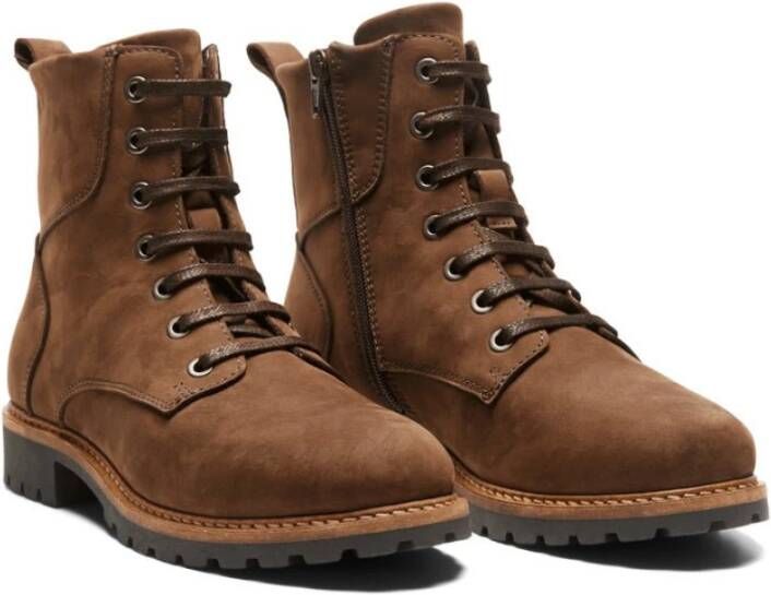 New Feet Lace-up Boots Bruin Dames
