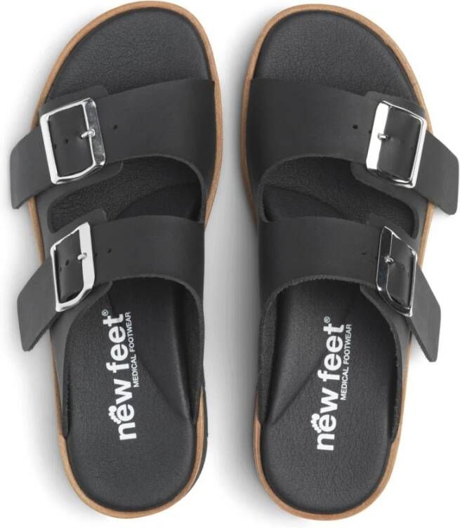 New Feet Shoes Zwart Dames