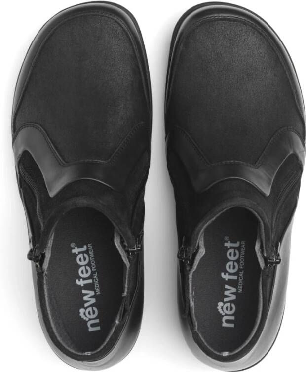 New Feet Shoes Zwart Heren