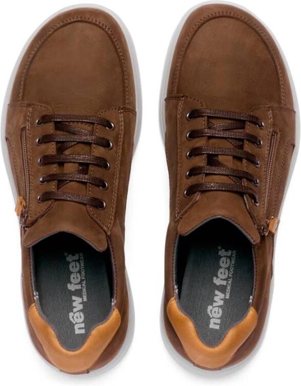New Feet Sneakers Bruin Heren