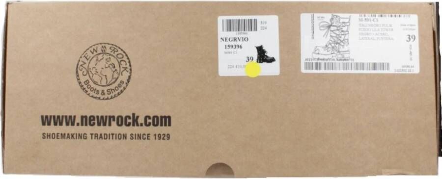 New Rock Metallic Veterschoenen