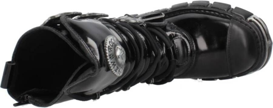 New Rock Metallic Veterschoenen