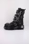 New Rock M727S5 Kniehoge laarzen 39 Shoes Zwart Zilverkleurig - Thumbnail 2