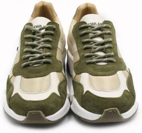 Newlab Beige Khaki Sneaker in appelskin polyester