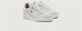 Newlab Witte Leren Sneakers met Handgemaakte Rubberen Zool White Heren - Thumbnail 8