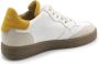 Newlab Wit Kameel Sneaker in Appelschil Microvezel - Thumbnail 4