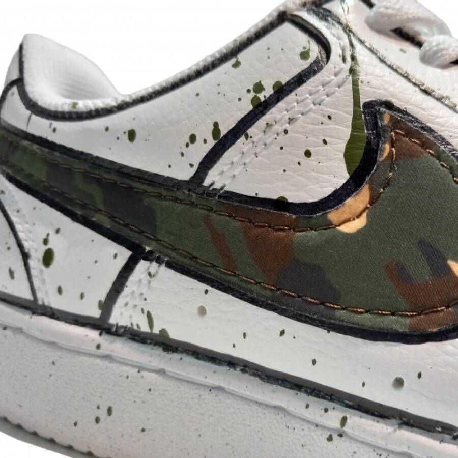 Nike Aangepaste camouflage sneakers White Heren