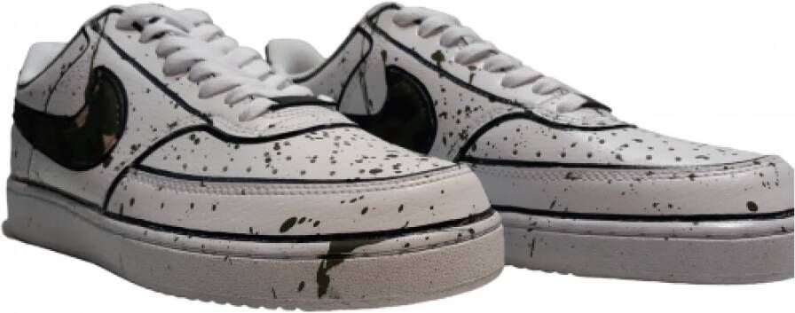 Nike Aangepaste camouflage sneakers White Heren