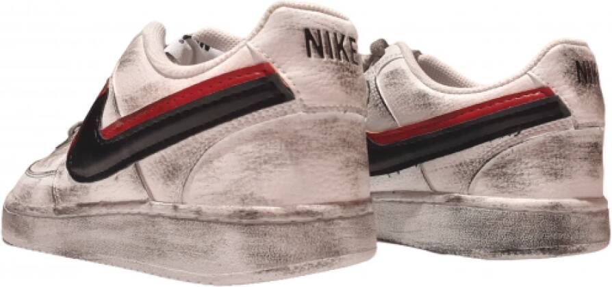 Nike Aangepaste Chicago Sneakers Vintage Stijl White Heren
