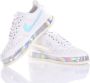 Nike Aangepaste Multicolor Sneakers voor Vrouwen White Dames - Thumbnail 4