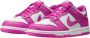 Nike Actieve Fuchsia Dunk Low Sneakers Pink Dames - Thumbnail 3