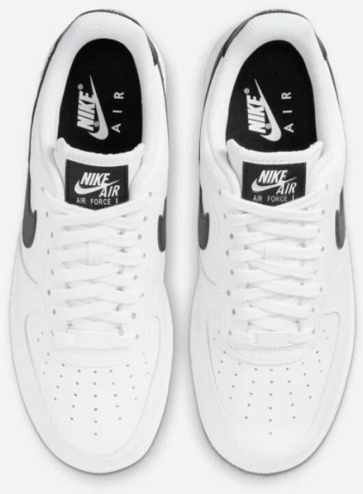 Nike Air Force 1 Laag Wit Zwart White Heren