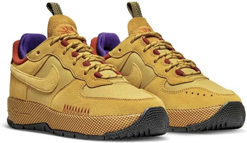 Nike Air Force 1 Wild Sneakers Yellow Dames