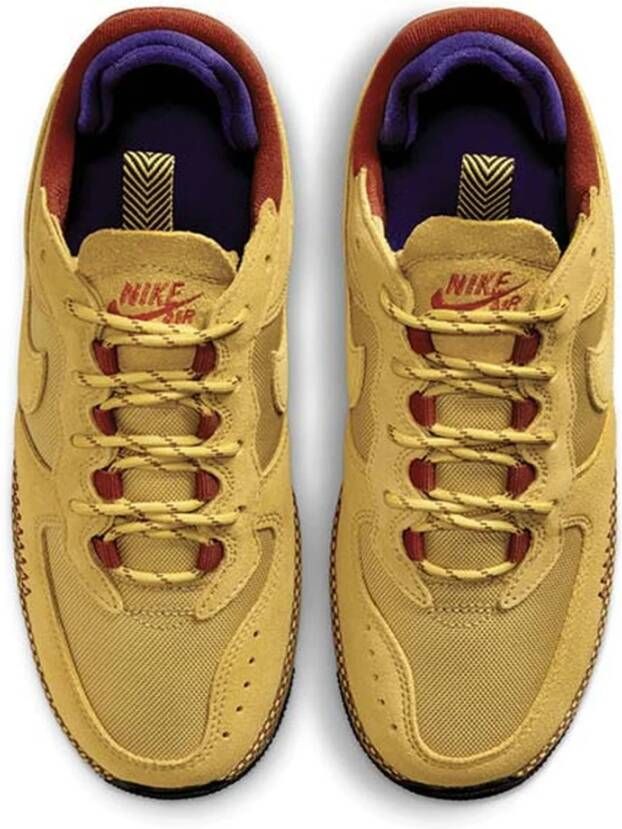 Nike Air Force 1 Wild Sneakers Yellow Dames