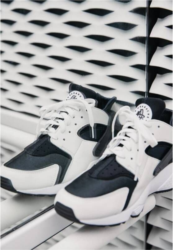Nike AIR Huarache Sneakers Wit Leer en Textiel Multicolor Heren