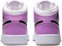 Nike Air Jordan 1 Mid Le Sneakers Purple Dames - Thumbnail 4