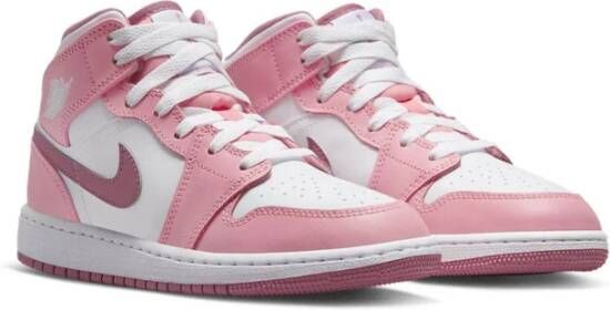 Nike Air Jordan 1 Mid Le Sneakers Roze Heren