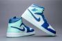 Nike Air Jordan 1 Mid Mystic Navy Mint Foam Blauw Heren - Thumbnail 7