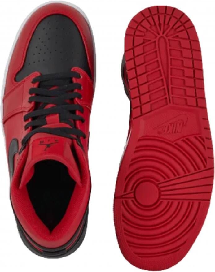Nike Air Jordan 1 Mid Sneaker Rood Heren