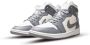 Nike Air Jordan 1 Mid Wmns Stealth Gray Dames - Thumbnail 2