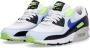 Nike Air Max 90 Lage Sneaker Blauw Wit Multicolor Dames - Thumbnail 3
