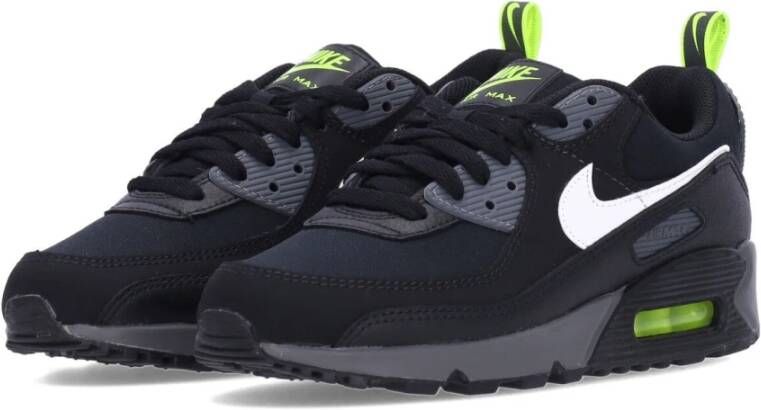Nike Air Max 90 Lage Sneaker Zwart Wit Black Heren