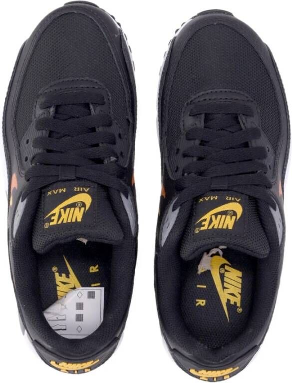 Nike Air Max 90 Zwart Oranje Goud Sneakers Black Heren
