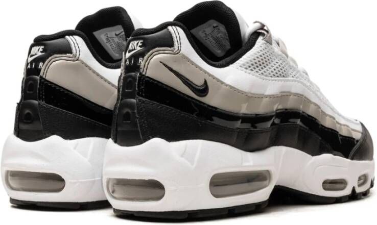 Nike Wit Zwart-Licht IJzererts Sneakers Black Dames