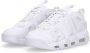 Nike Uptempo Heren Schoenen Wit Maat: 40.5 Leer Foot Locker - Thumbnail 4