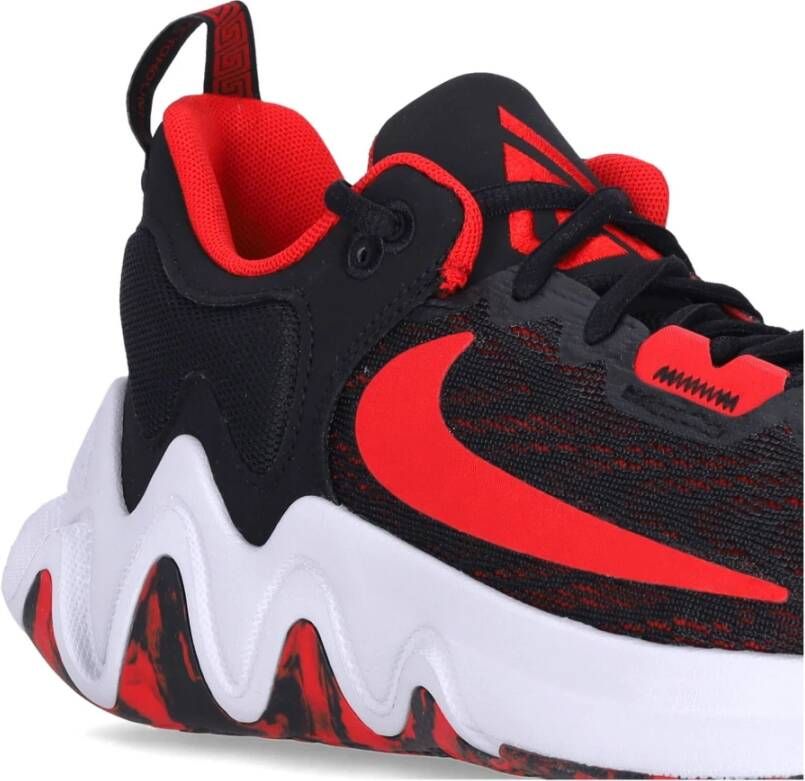 Nike Antetokoumpo Immortality Basketbalschoen Zwart Rood Grijs Black Heren