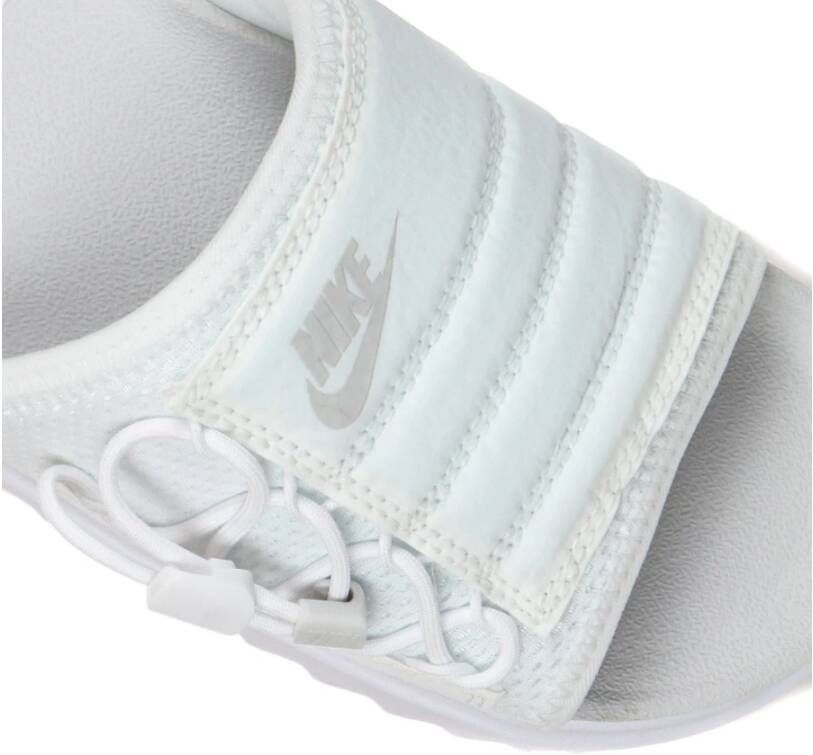 Nike Asuna Slide Pantoffels in Dust Wit White Dames