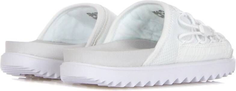 Nike Asuna Slide Pantoffels in Dust Wit White Dames