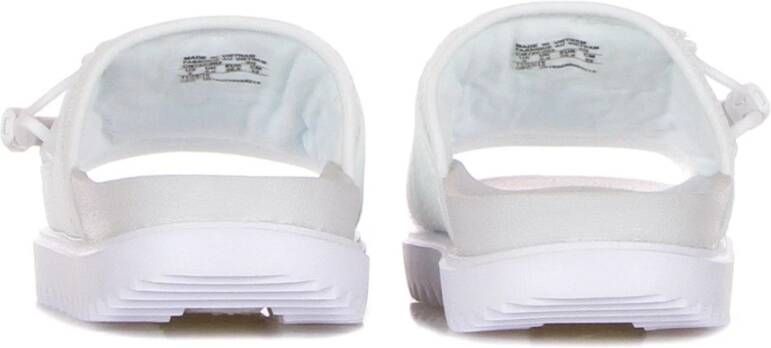 Nike Asuna Slide Pantoffels in Dust Wit White Dames