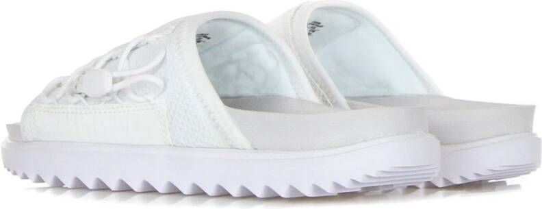 Nike Asuna Slide Pantoffels in Dust Wit White Dames
