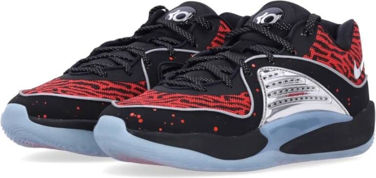 Nike Basketbalschoenen Kd16 Zwart Rood Zilver Multicolor Heren