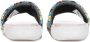 Nike Bedrukte Slide Slippers Zwart Wit Multicolor Dames - Thumbnail 7