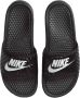 Nike Benassi Dames Slippers en Sandalen Zwart Maat: 40.5 Mesh Synthetisch Foot Locker - Thumbnail 6