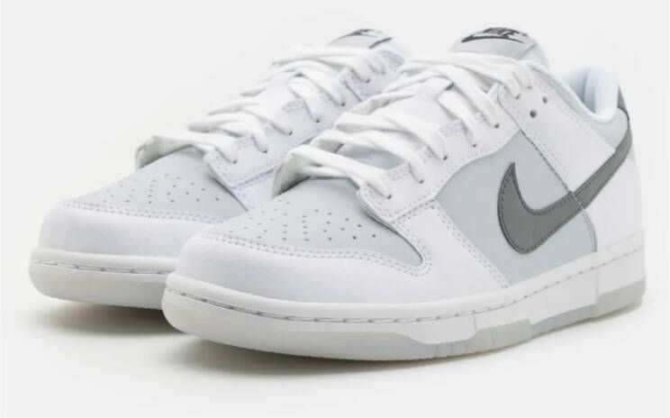 Nike Bianco Smoke Dunk Low Sneakers White Heren