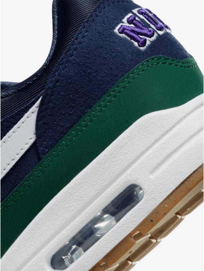 Nike Blauwe Leren Sneakers Multicolor Dames