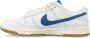 Nike Blauwe Zeil Sneakers Dunk Low Stijl White Dames - Thumbnail 3