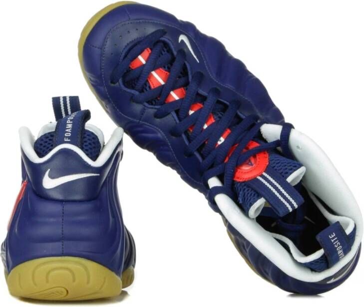 Nike Air Foamposite Pro Blue Void University Red-Gum Light Brown - Foto 10