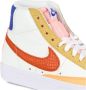 Nike Blazer Mid 77 Hoge Sneaker Oranje Wit Multicolor Dames - Thumbnail 11