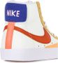 Nike Blazer Mid 77 Hoge Sneaker Oranje Wit Multicolor Dames - Thumbnail 12