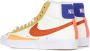 Nike Blazer Mid 77 Hoge Sneaker Oranje Wit Multicolor Dames - Thumbnail 8
