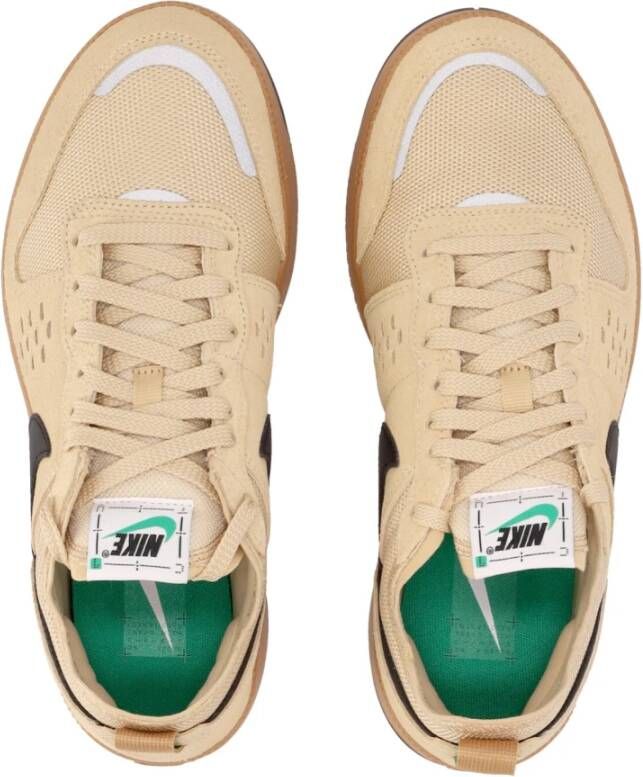 Nike Bruin Flax Lage Sneaker Stadion Groen Beige Heren