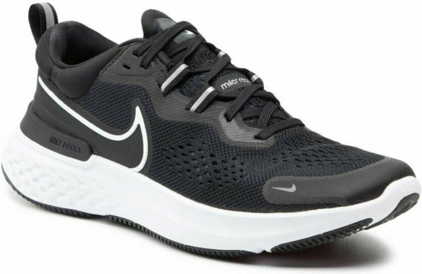 Nike React Miler 2 Hardloopschoenen voor heren(straat) Black Smoke Grey White Heren - Foto 5