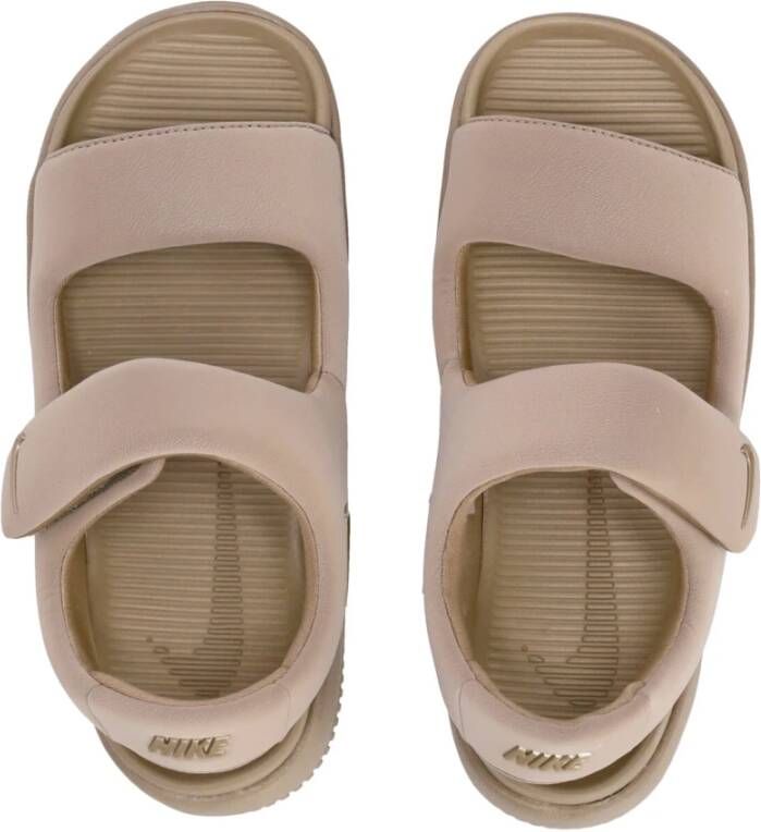 Nike Comfort Sandaal Khaki met Velcro Sluiting